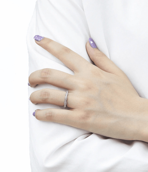 Bague Moissanite « Riven »