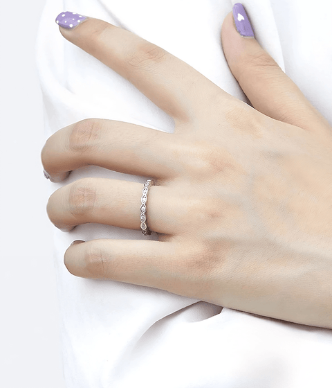 Bague Moissanite « Lauri »