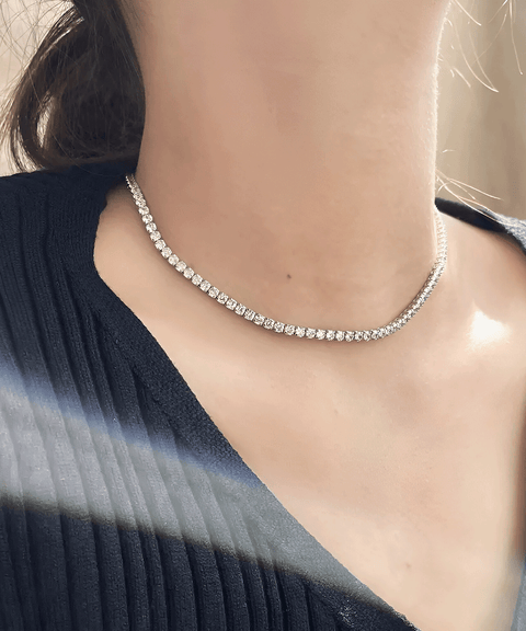 Collier Moissanite « Aurélie »