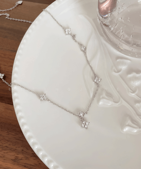 Collier Moissanite « Aurore »