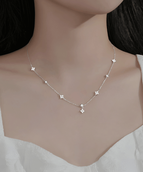 Collier Moissanite « Aurore »