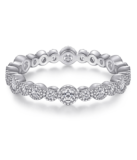 Bague Moissanite « Oriane »
