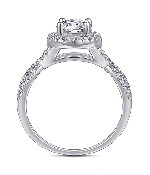 Bague Moissanite « Solène »