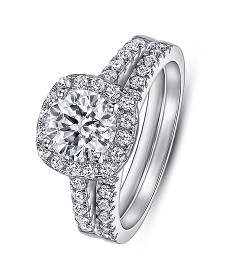 Bague Moissanite « Léonie »
