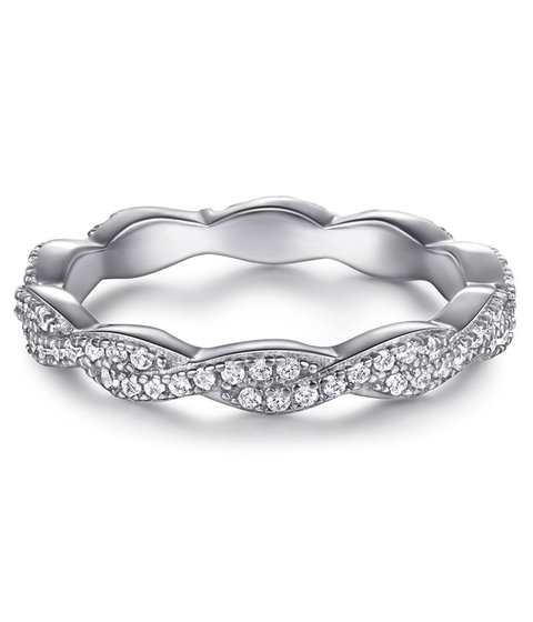 Bague Moissanite « Riven »