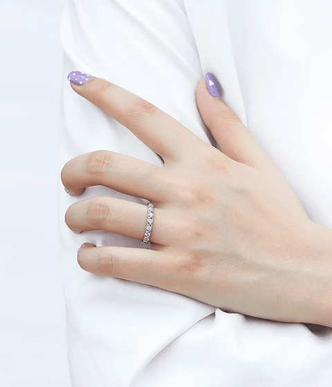 Bague Moissanite « Erell »