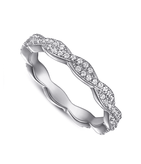 Bague Moissanite « Riven »