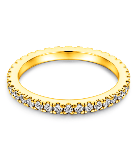 Bague Moissanite « Faye » - Or