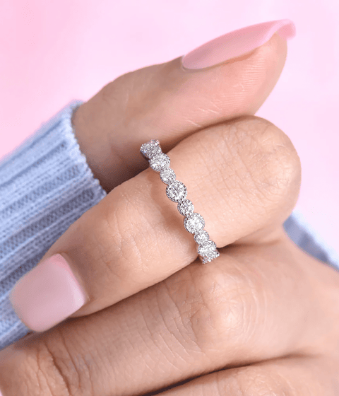 Bague Moissanite « Oriane »