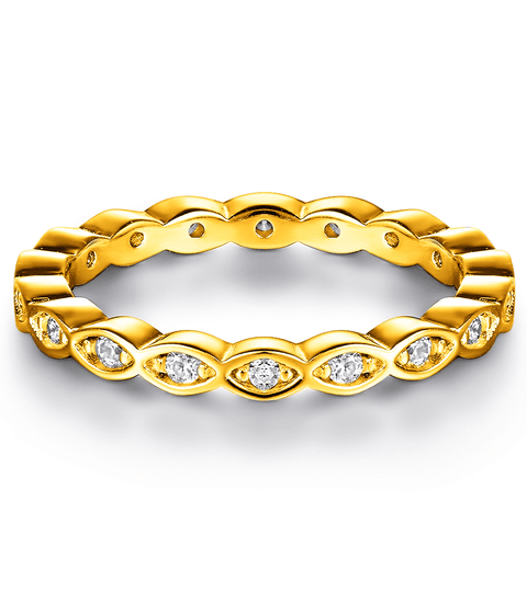 Bague Moissanite « Amani » - Or