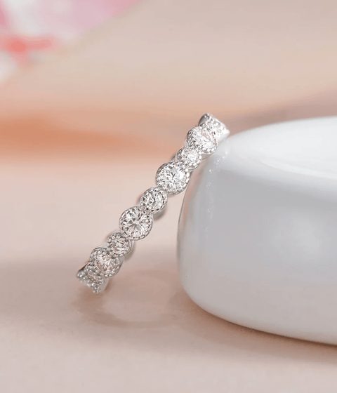 Bague Moissanite « Oriane »