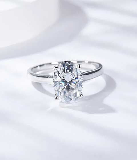 Bague Moissanite « Inès »
