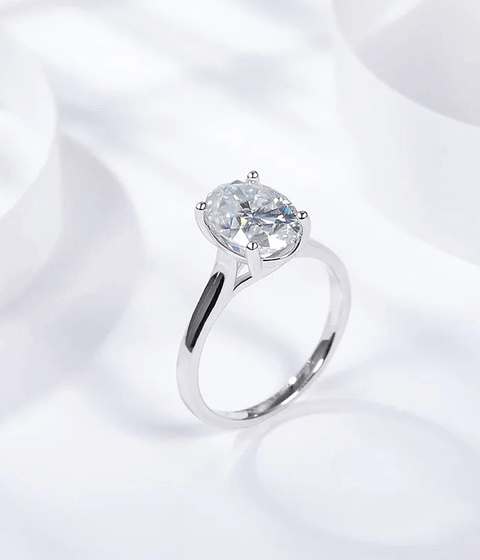 Bague Moissanite « Inès »