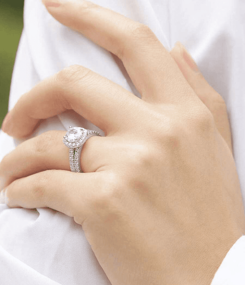 Bague Moissanite « Léonie »