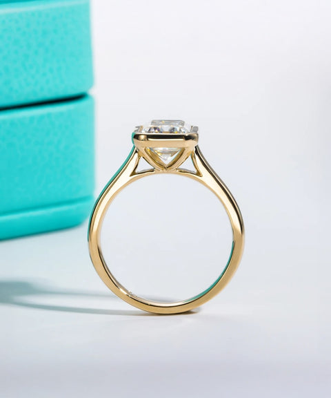 Bague Moissanite « Eli » - Or