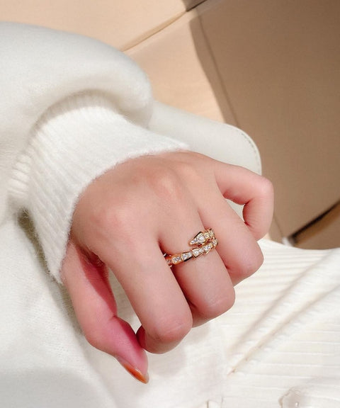 Bague Moissanite « Ava » - Or