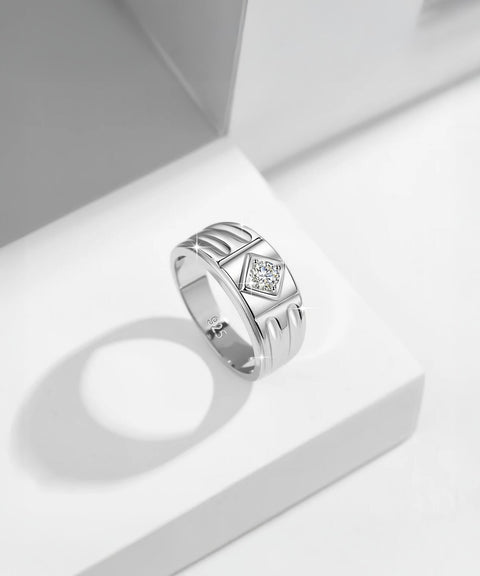 Bague Moissanite « Francis »