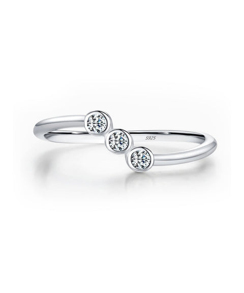 Bague Moissanite « Claude »