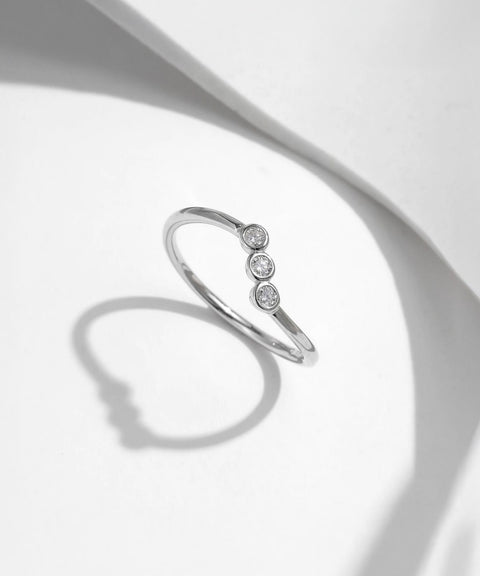 Bague Moissanite « Claude »