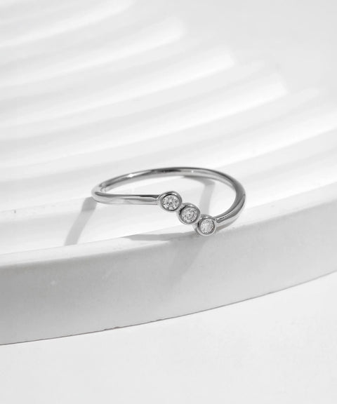 Bague Moissanite « Claude »