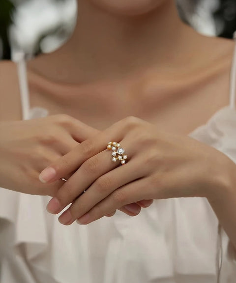 Bague Moissanite « Céleste »