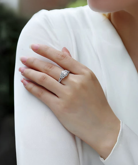 Bague Moissanite « Andrea »