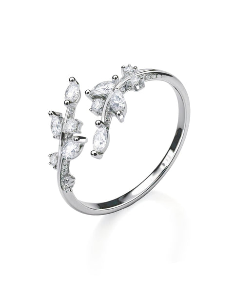 Bague Moissanite « Flora »