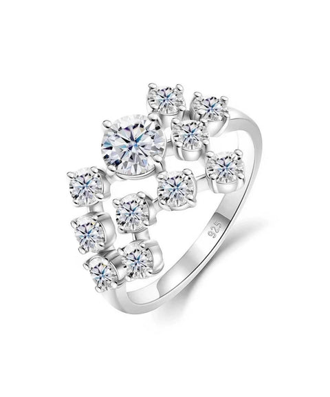 Bague Moissanite « Céleste »