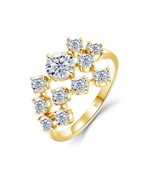 Bague Moissanite « Eden » - Or