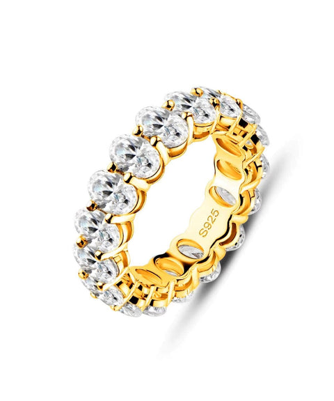Bague Moissanite « Éla » - Or
