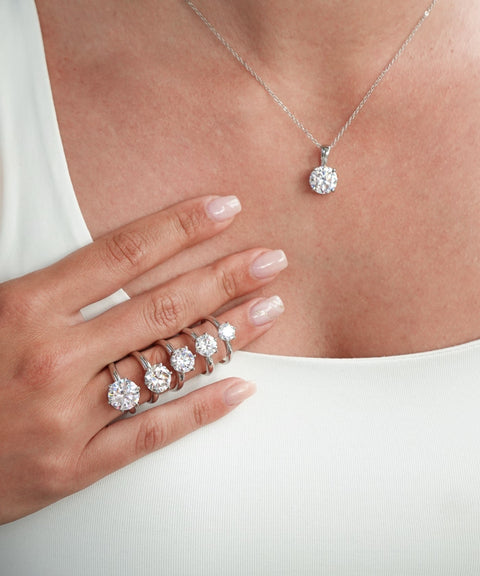 Collier Moissanite « Camille »