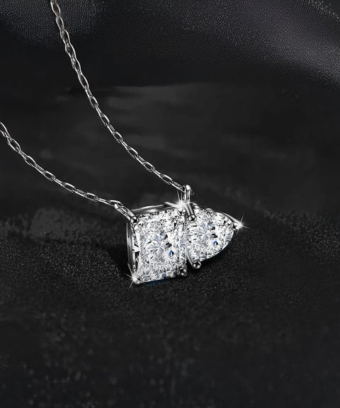 Collier Moissanite « Marin »