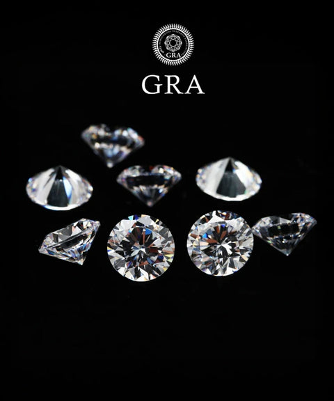 Moissanites en vrac - Taille Ronde