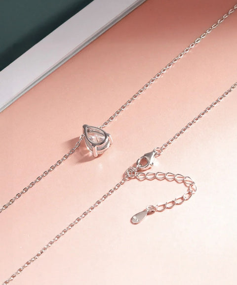 Collier Moissanite « Fleur » - Or