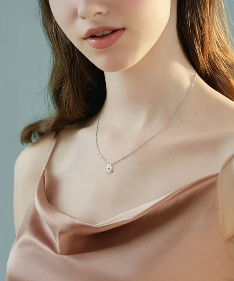 Collier Moissanite « Fleur » - Or