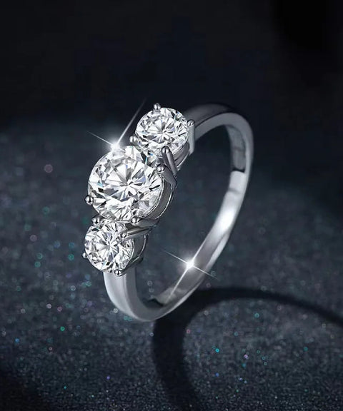 Bague Moissanite « Sylvie »