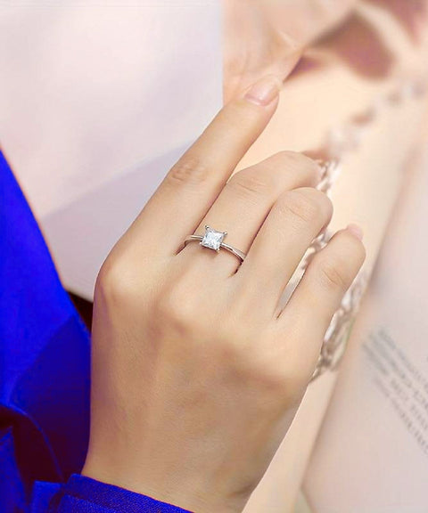 Bague Moissanite « Aline »