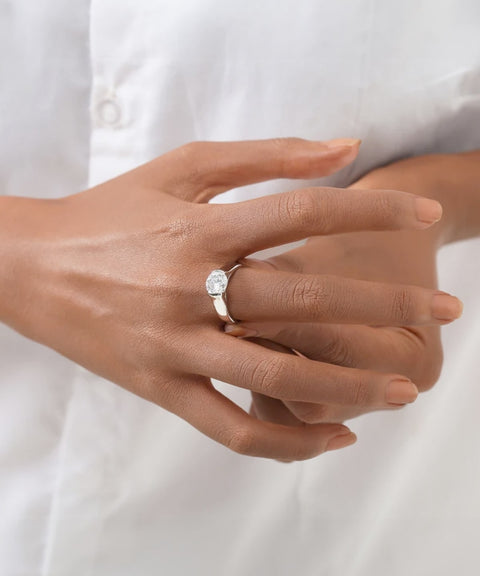 Bague Moissanite « Juliette »