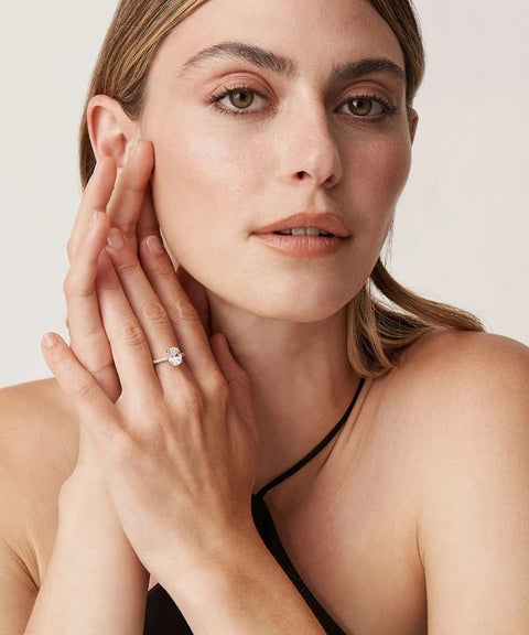 Bague Moissanite « Pauline »