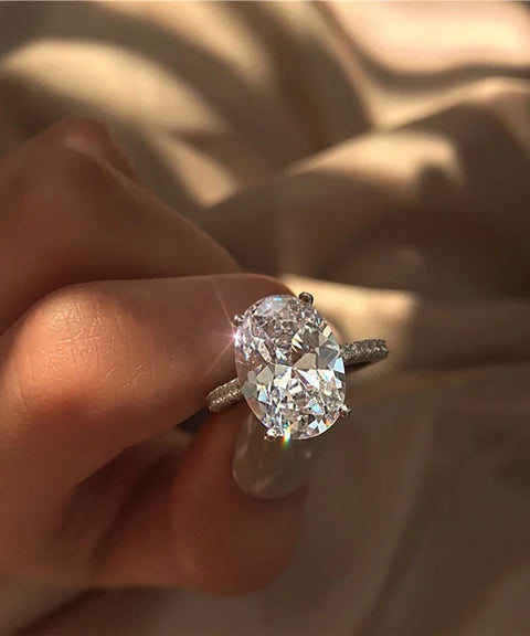 Bague Moissanite « Pauline »