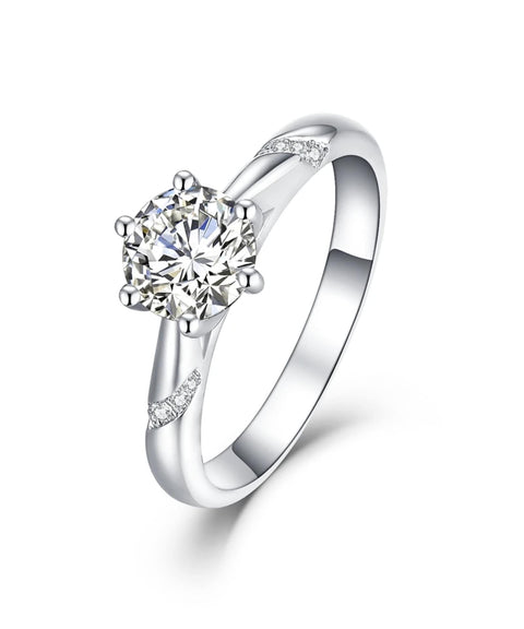 Bague Moissanite « Agathe »