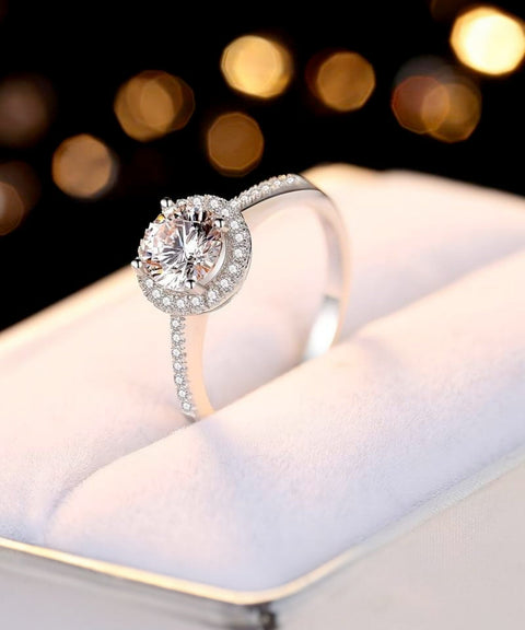 Bague Moissanite « Clara »