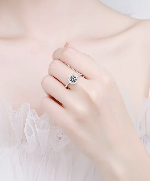 Bague Moissanite « Clara »