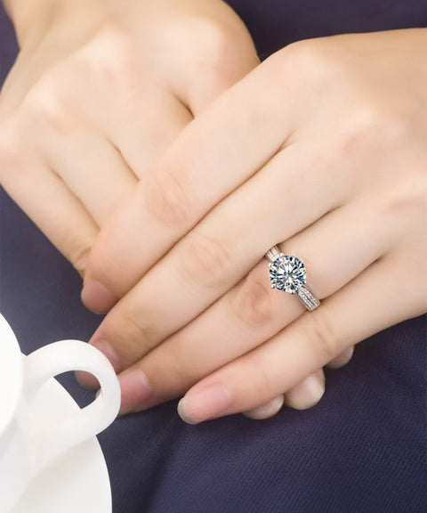 Bague Moissanite « Renée »