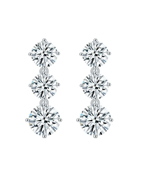Boucles d'oreilles Moissanite « Émanuelle »