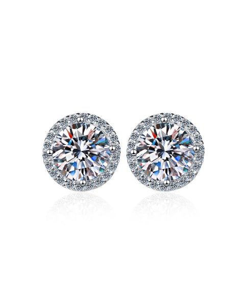Boucles d'oreilles Moissanite « Lison »