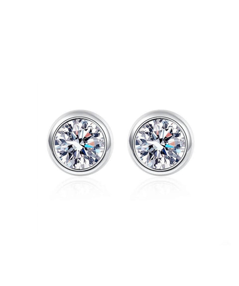Boucles d'oreilles Moissanite « Lilou »