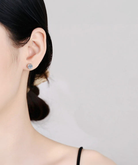 Boucles d'oreilles Moissanite « Lilou »