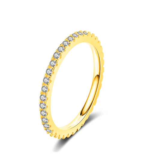 Bague Moissanite « Faye » - Or