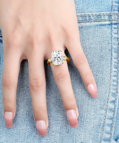 Bague Moissanite « Lucy » - Or
